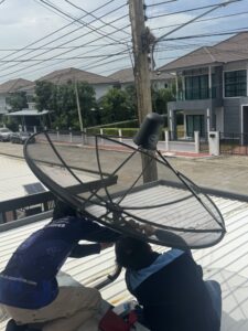 รับติดตั้งจานดาวเทียมพระนคร