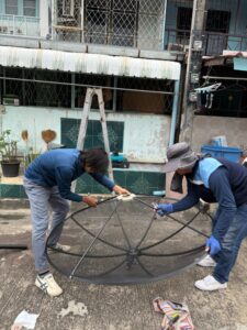 รับติดตั้งจานดาวเทียมไทรน้อย