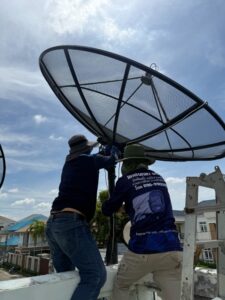 รับติดตั้งจานดาวเทียมสวนหลวง