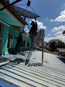 รับติดตั้งจานดาวเทียมจตุจักร